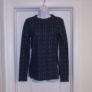 Free People Movement Blue Long Sleeve Shirt